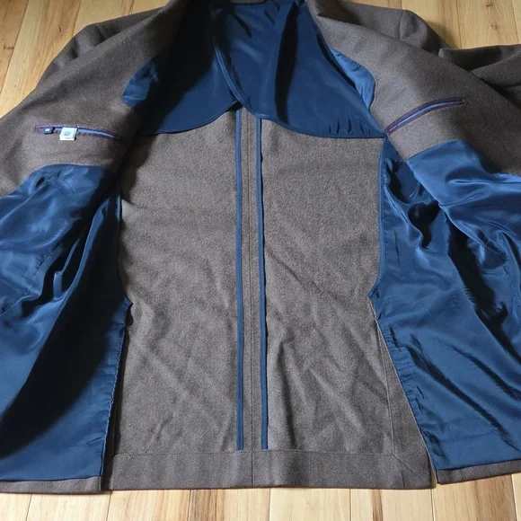 Bonobos Italian Wool 42r Standard Fit Blazer Brown - Picture 5 of 8